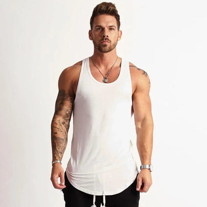 Men's Sleeveless Workout Tank Top for Bodybuilding