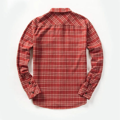 2024 Men's Plaid Flannel Shirt Casual