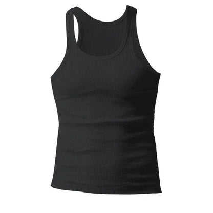 Men's Slim Fit Ribbed Tank Top