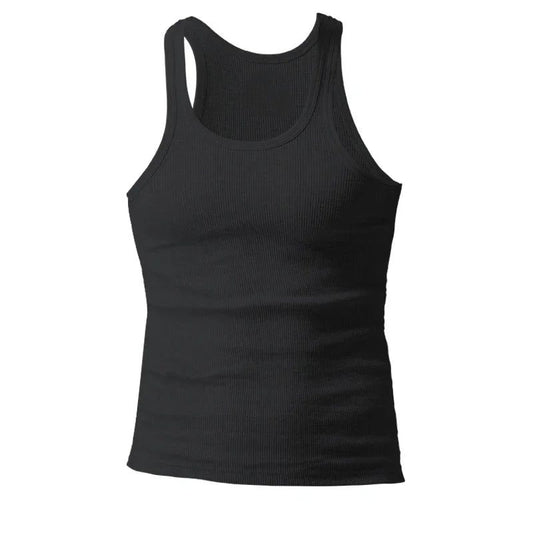 Men's Slim Fit Ribbed Tank Top