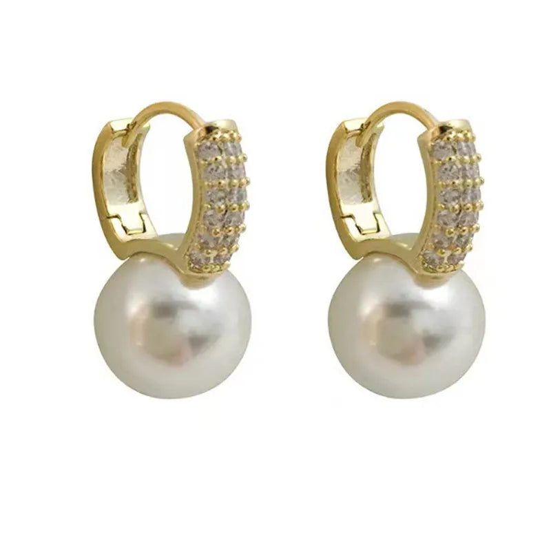 Elegant Pearl Drop Earrings for Women