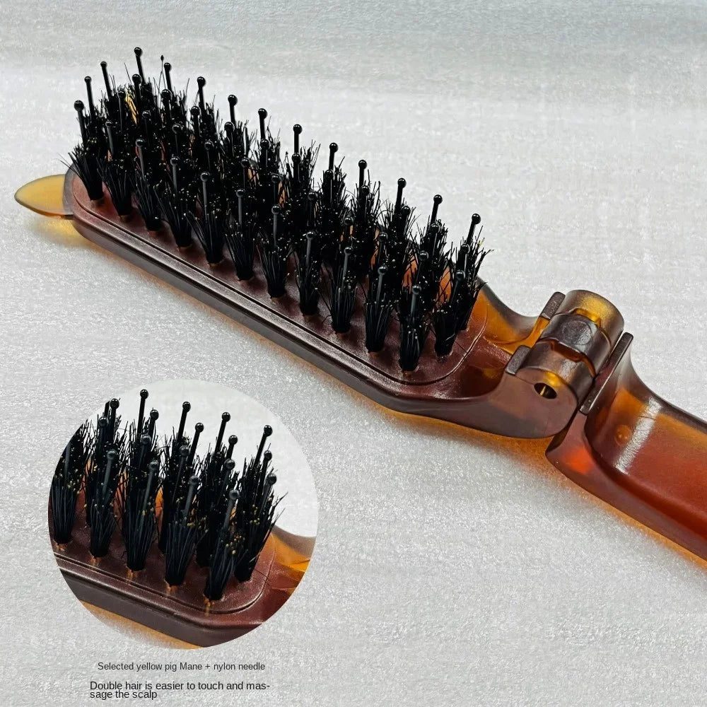 Portable Foldable Hair Comb and Scalp Brush