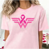 Empower Women: Cotton T-Shirt for Cancer Awareness