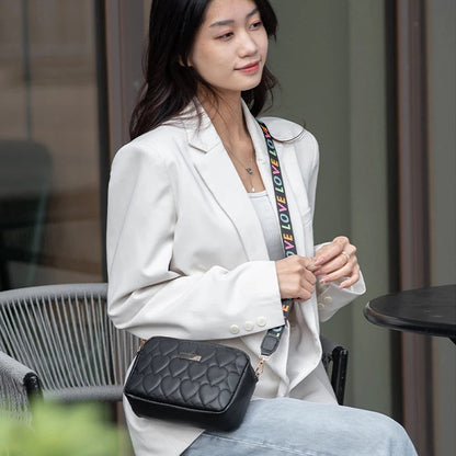 Stylish Women's Crossbody Bag with Embroidery