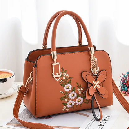 Luxury Embroidered Women's Crossbody Tote Bag