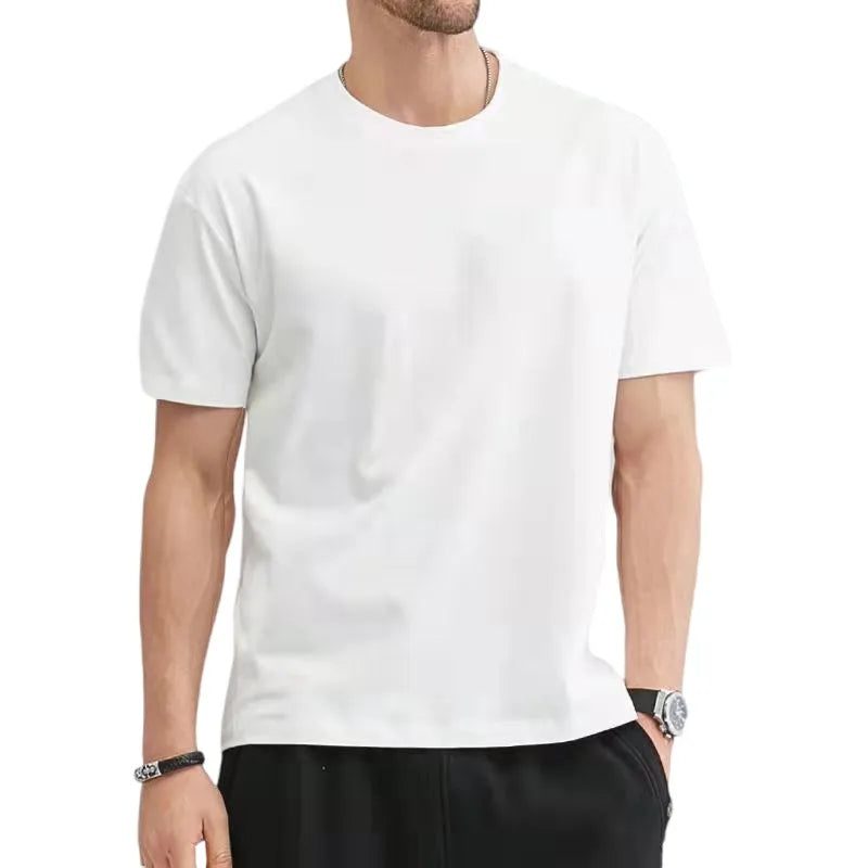 Men's Summer Cotton T-Shirts Plus Size