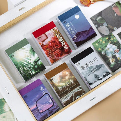 50 Sheets Washi Paper Stickers for Scrapbooking