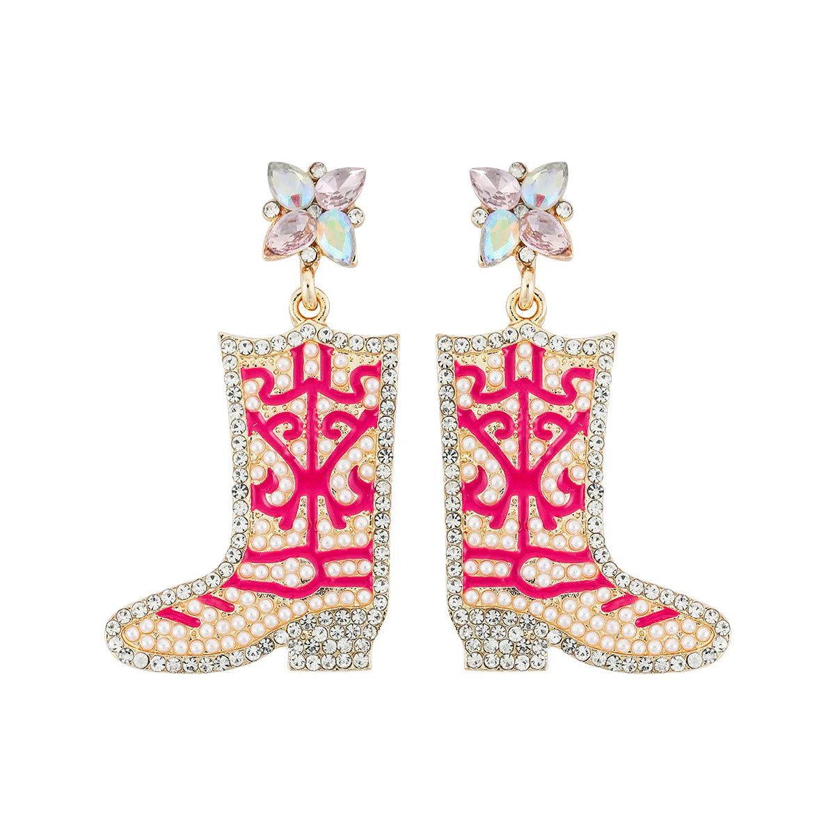 Bohemian Western Cowgirl Beaded Earrings for Women