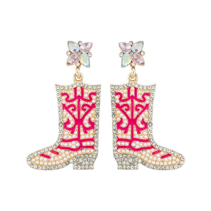 Bohemian Western Cowgirl Beaded Earrings for Women
