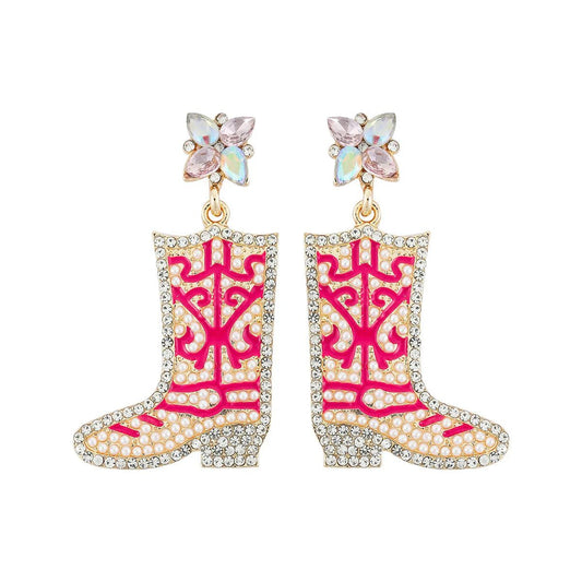 Bohemian Western Cowgirl Beaded Earrings for Women