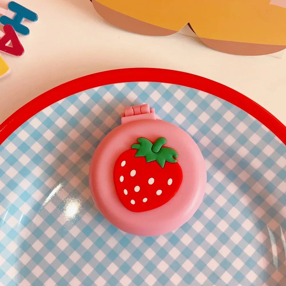 Compact Travel Hair Brush with Mirror