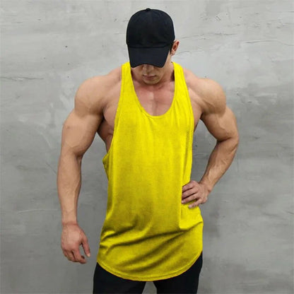 Men's Mesh Tank Top for Summer Fitness