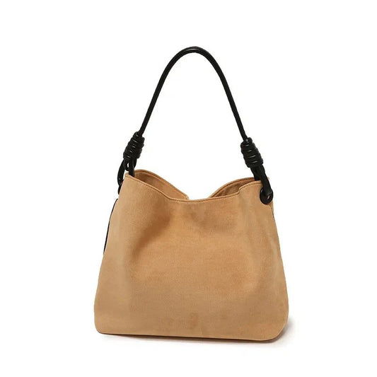 2024 Retro Suede Bucket Bag for Women