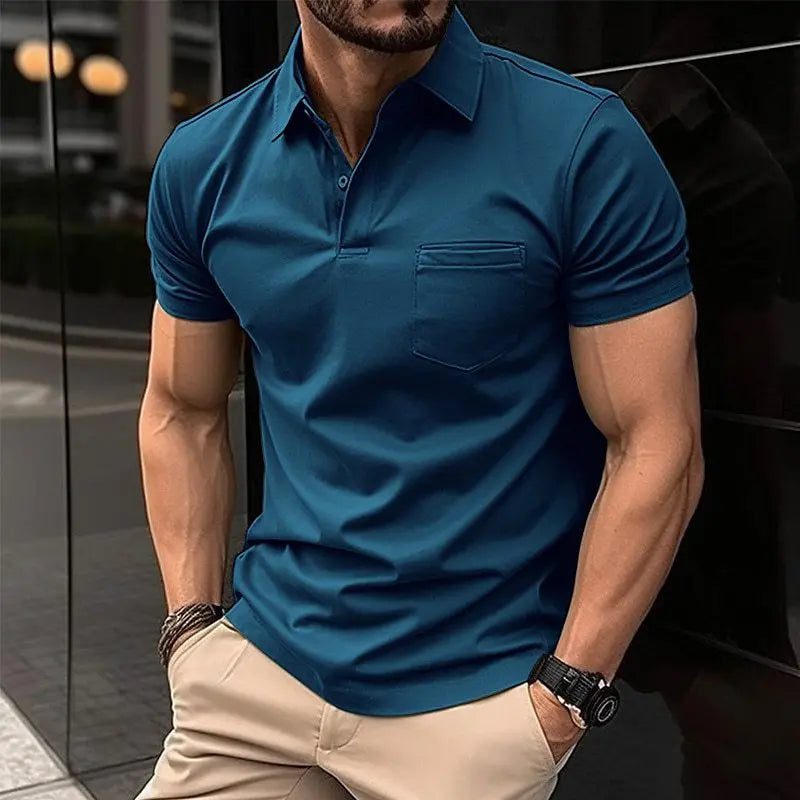 Lightweight Summer Polo Shirt for Men