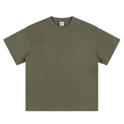 Heavy-Duty Cotton T-Shirt for Men, 500g