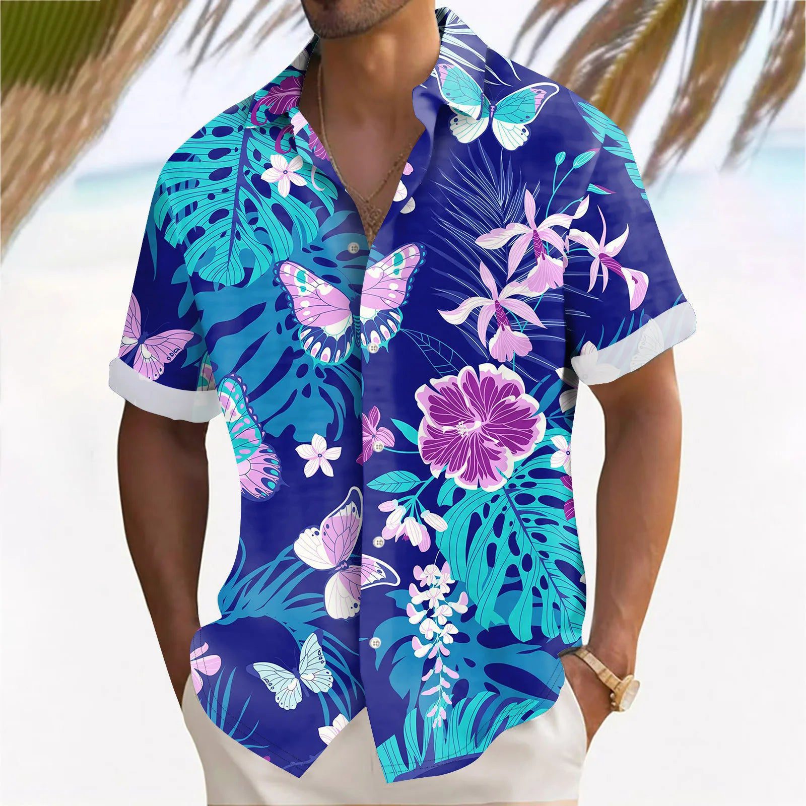 Men's Hawaiian Beach Shirts for Summer 2024