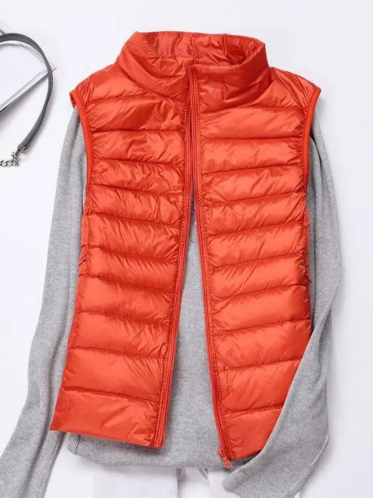 Women’s Ultra Light Duck Down Vest Slim