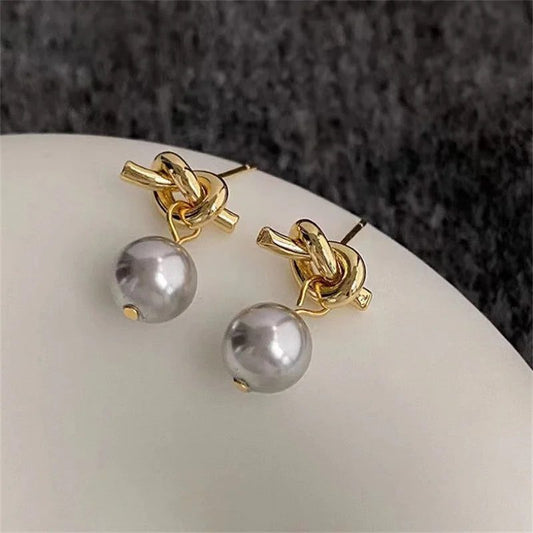 Elegant Pearl Drop Earrings for Women