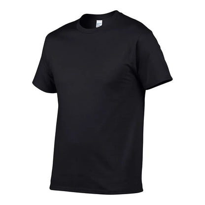 High Quality Men's Cotton Solid Color T-Shirt