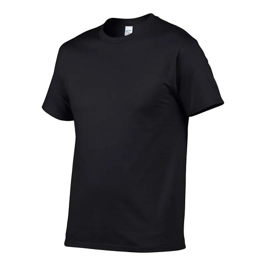 High Quality Men's Cotton Solid Color T-Shirt