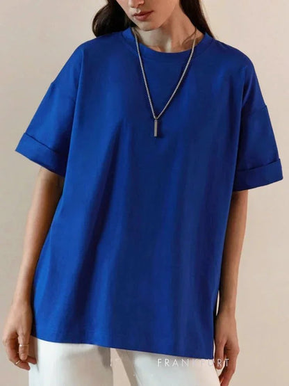 Trendy Oversized Cotton T-Shirts for Women
