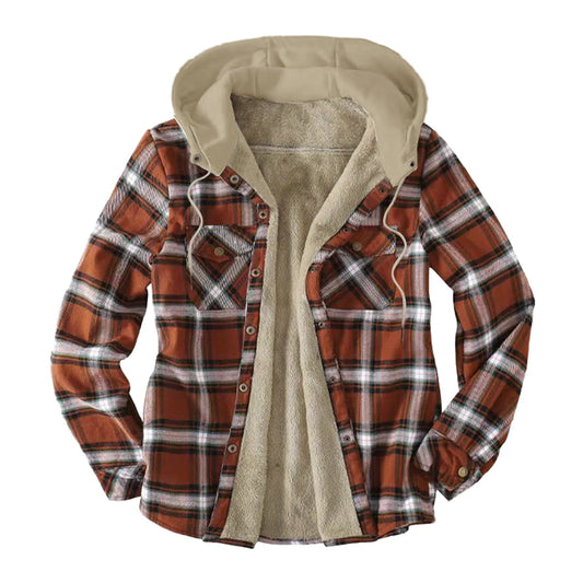 Men's Thick Warm Plaid Flannel Shirt