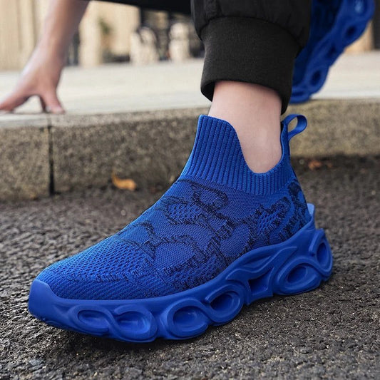 Lightweight Breathable Blue Running Shoes for Men