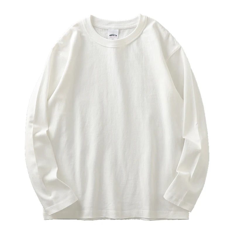 Heavyweight Cotton Long Sleeve T-Shirt for Men
