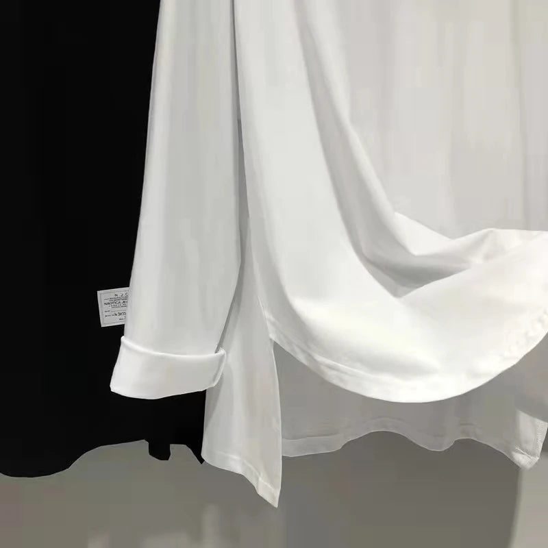 Trendy Oversized V-Neck Cotton T-Shirts for Women