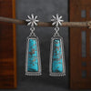 Vintage Bohemian Turquoise Dangle Earrings for Women