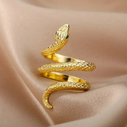 Waterproof Aesthetic Heart Gold Wedding Ring