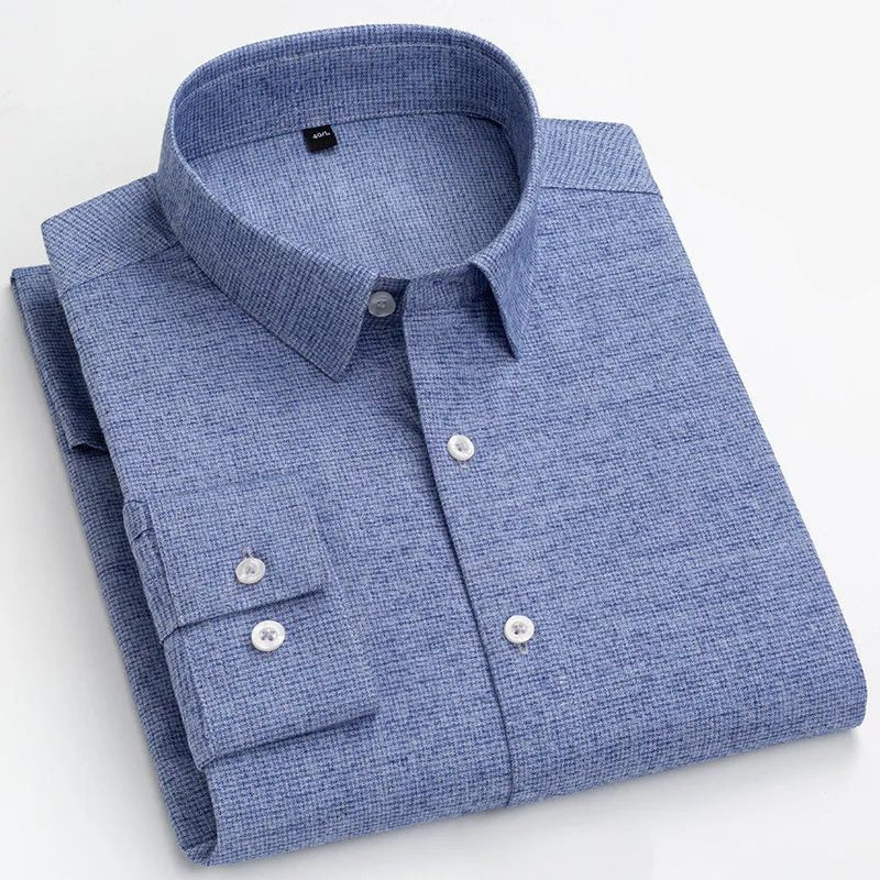 Men's Flannel Shirt: Soft Cotton Slim Fit