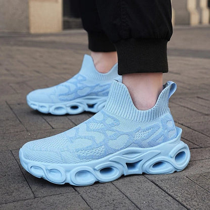 Lightweight Breathable Blue Running Shoes for Men