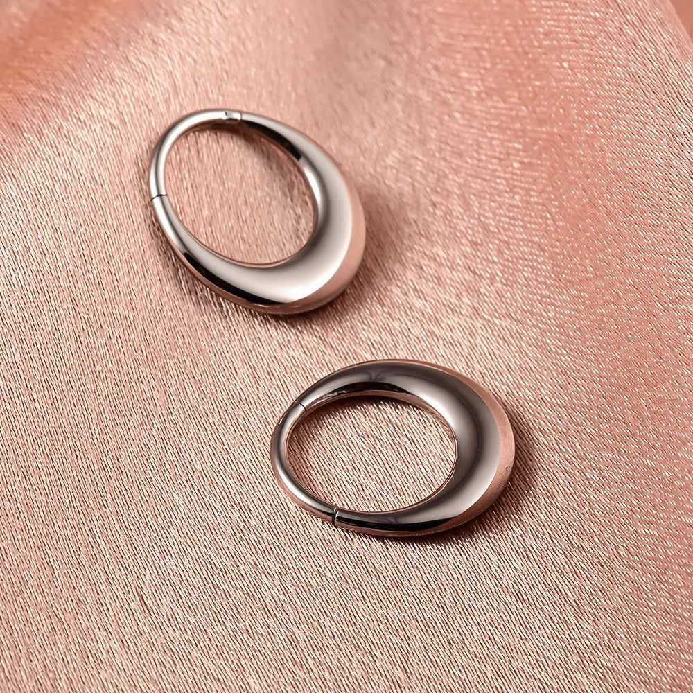 316L Stainless Steel Helix Hoop Earrings