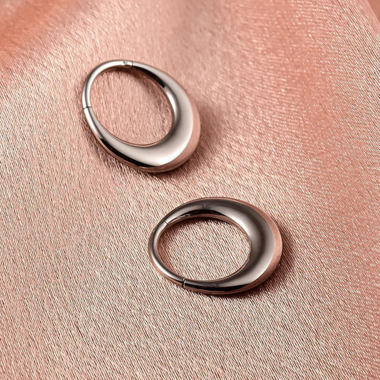 316L Stainless Steel Helix Hoop Earrings