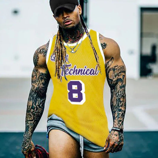 Men's Breathable Mesh Tank Top for Workouts