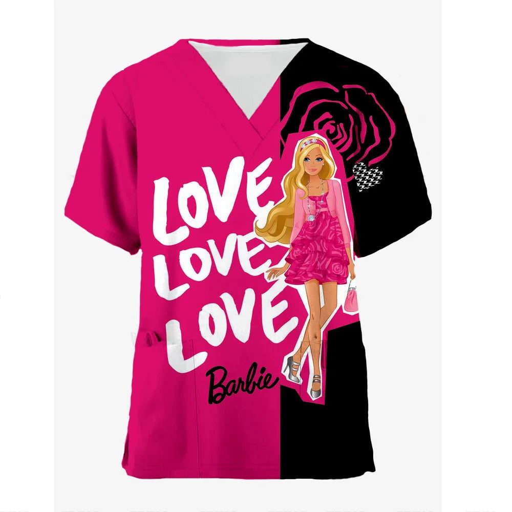 Cartoon Surgical Gowns T-Shirt for Women