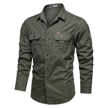 Elegant Long Sleeve Men's Linen Shirts