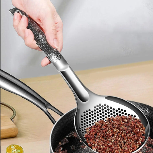 Multifunctional Stainless Steel Slotted Spoon Skimmer