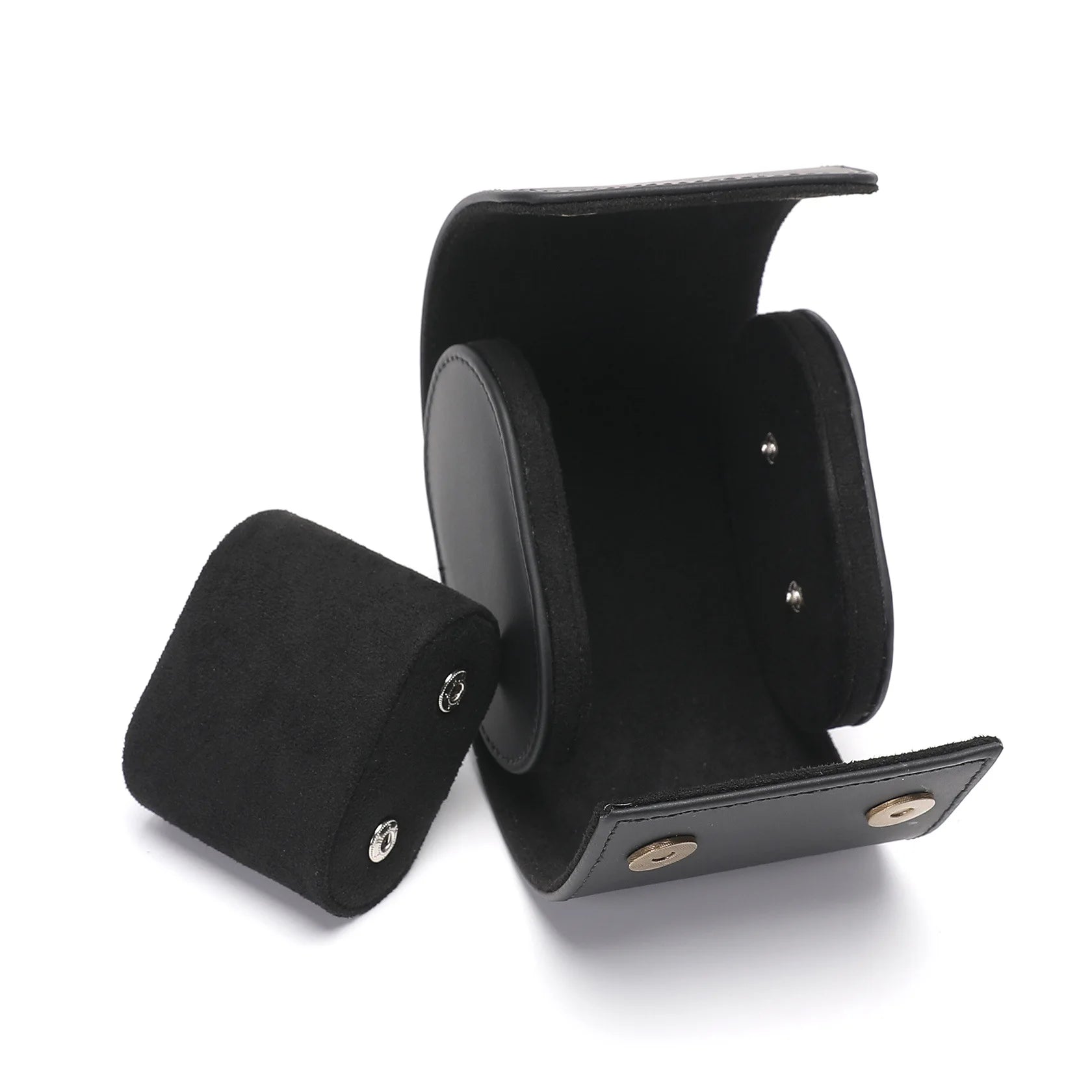 Classic Leather Watch Travel Case Organizer