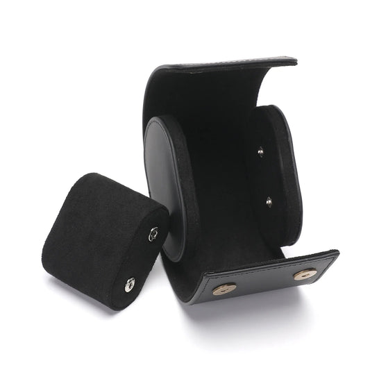 Classic Leather Watch Travel Case Organizer