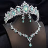 Luxury Bridal Crown Jewelry Set for Weddings