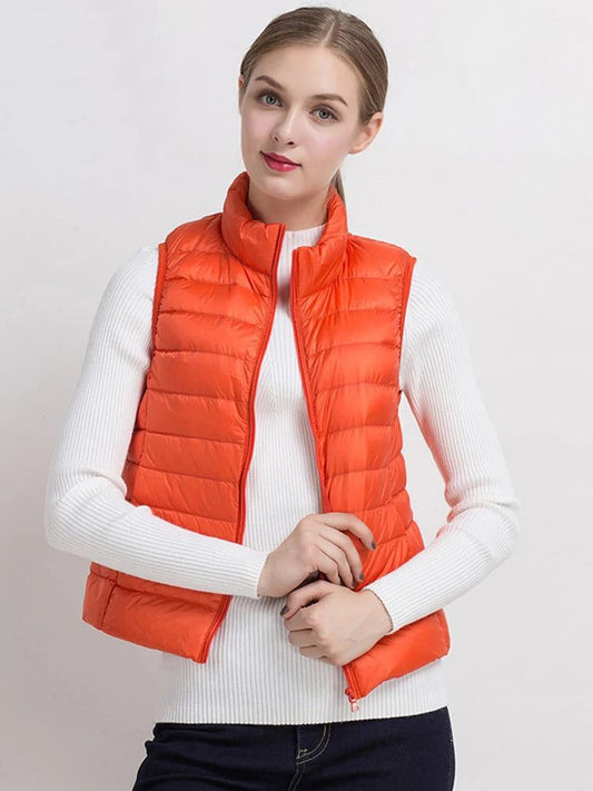 Women’s Ultra Light Duck Down Vest Slim