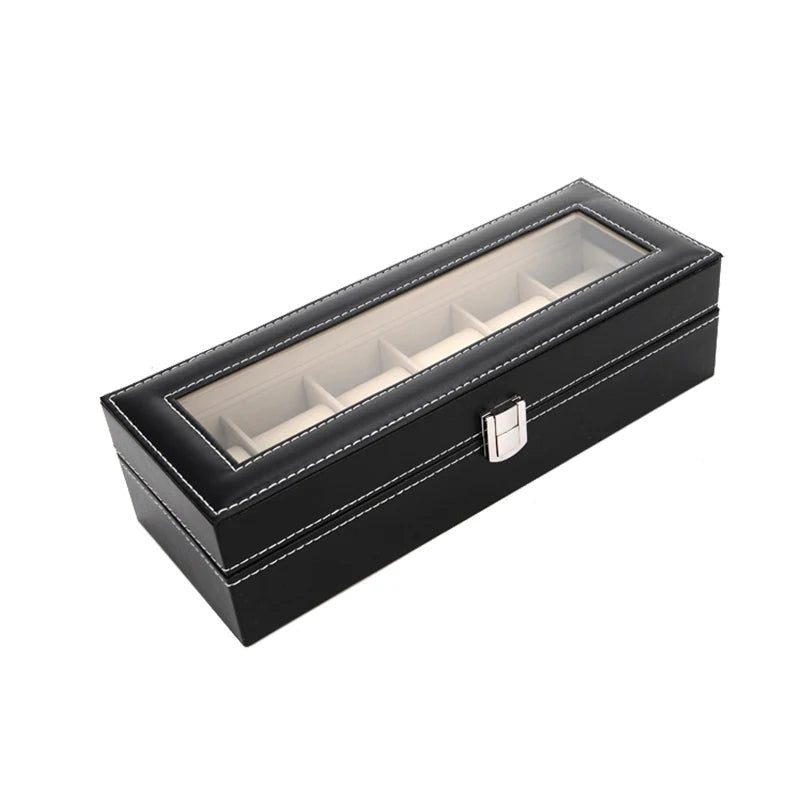 Travel Watch Organizer Case with Jewelry Storage