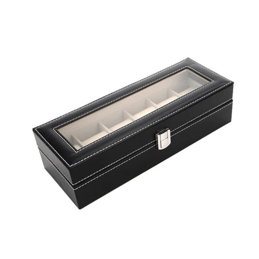 Travel Watch Organizer Case with Jewelry Storage