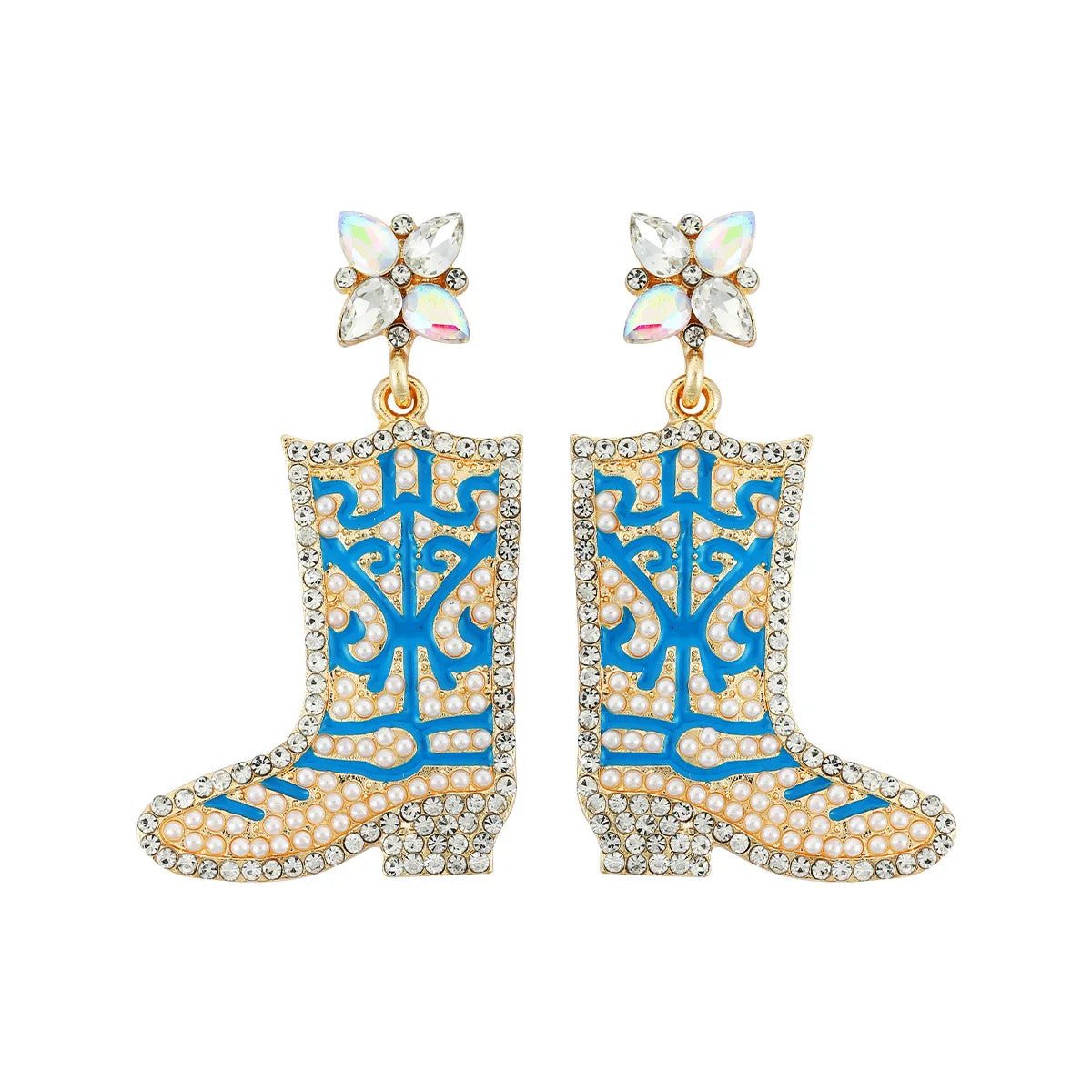 Bohemian Western Cowgirl Beaded Earrings for Women