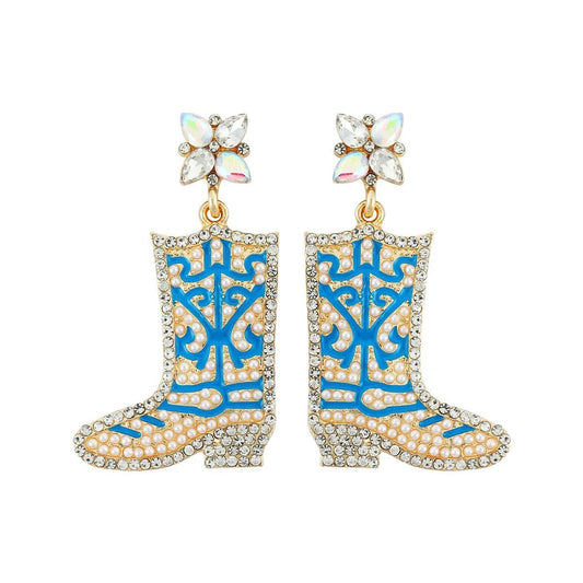 Bohemian Western Cowgirl Beaded Earrings for Women