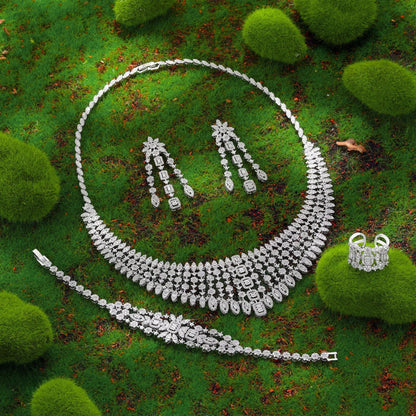 2023 Bridal Wedding Jewelry Set - 4 Pieces